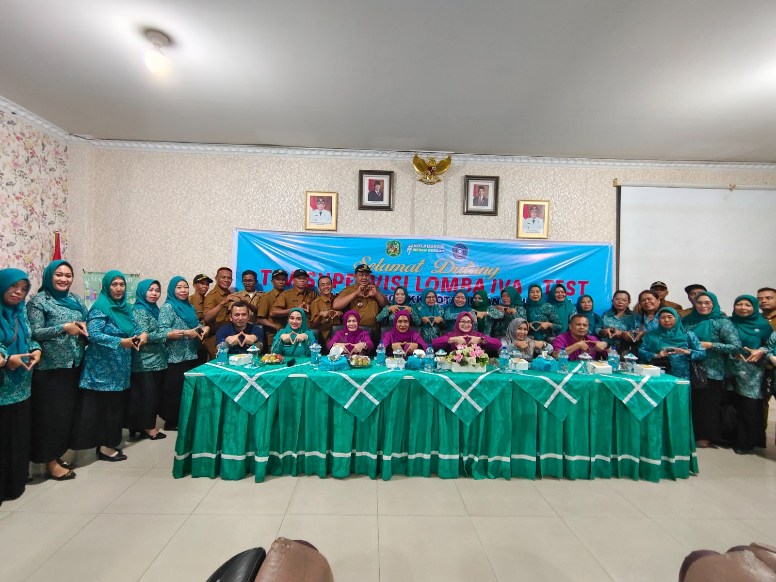 Kunjungan Tim Supervisi PKK Kota Medan dalam rangka Lomba IVA TEST Tingkat Kota Medan Tahun 2025 (14/01)