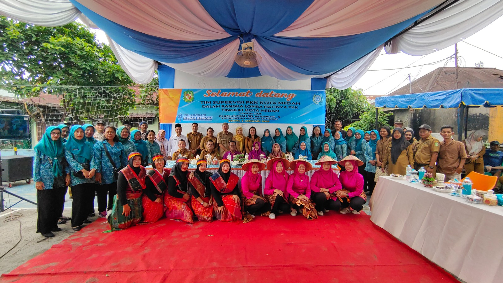 Penilaian Lomba Aku Hatinya PKK Tingkat Kota Medan di Lingkungan XIII Kelurahan Sei SIkambing B (06/01)